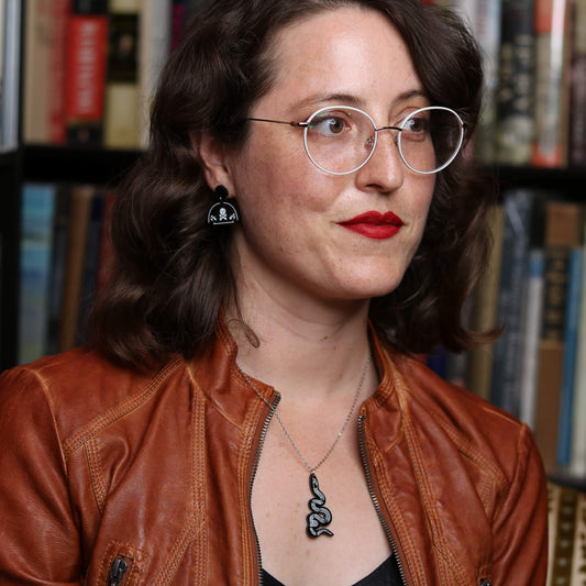 Join, or Die Black Necklace