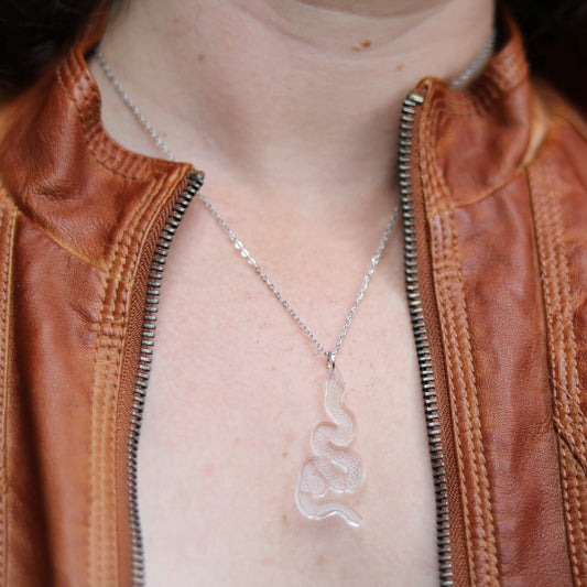 Join, or Die Clear Necklace