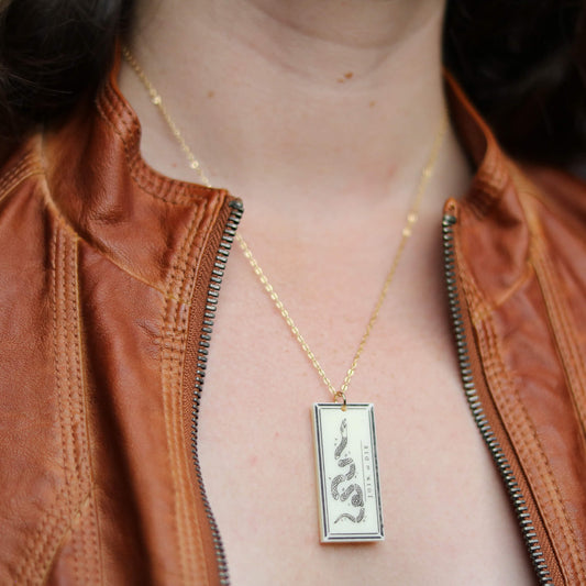 Join, or Die Franklin Necklace