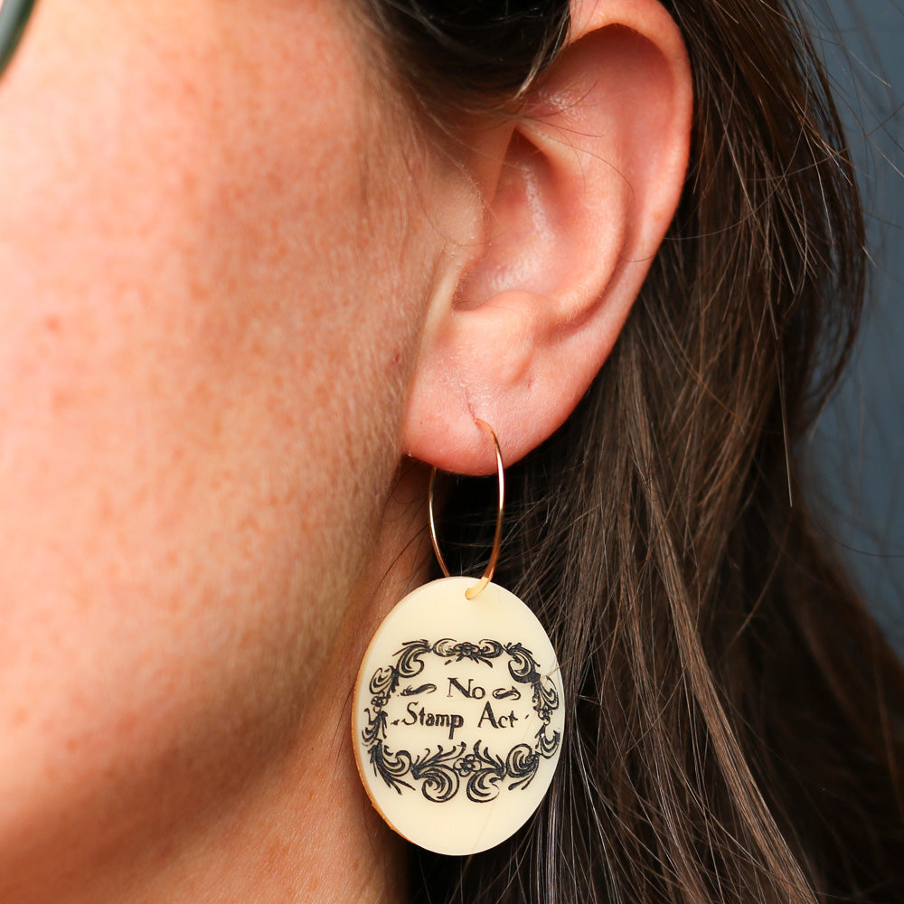 No Stamp Act Earrings